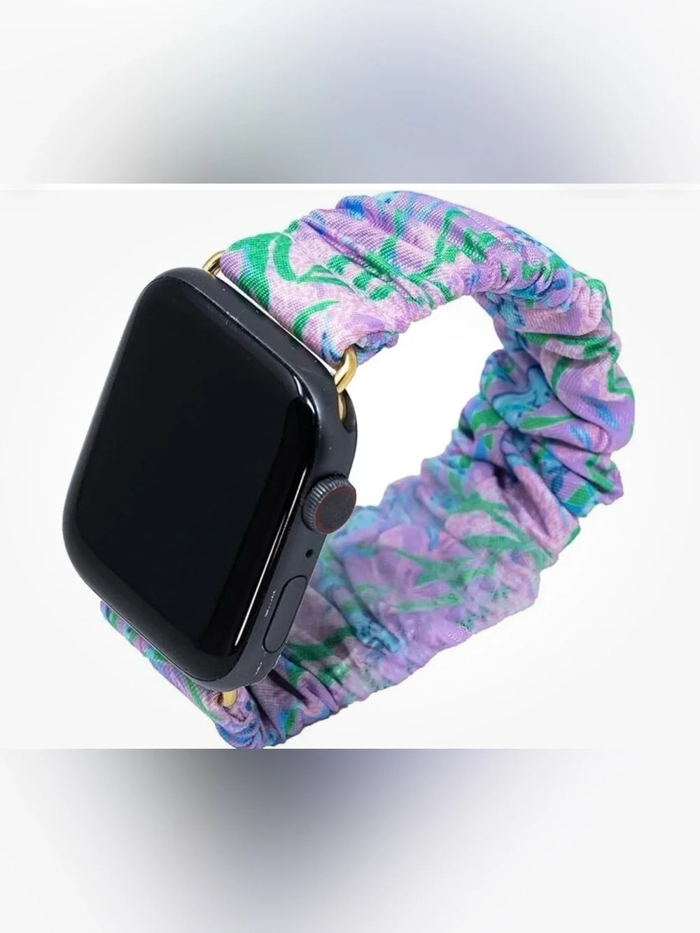 Lilly Pulitzer Scrunchie Apple Watch Band Secreat Escape Home 38/40/42/44mm NWT